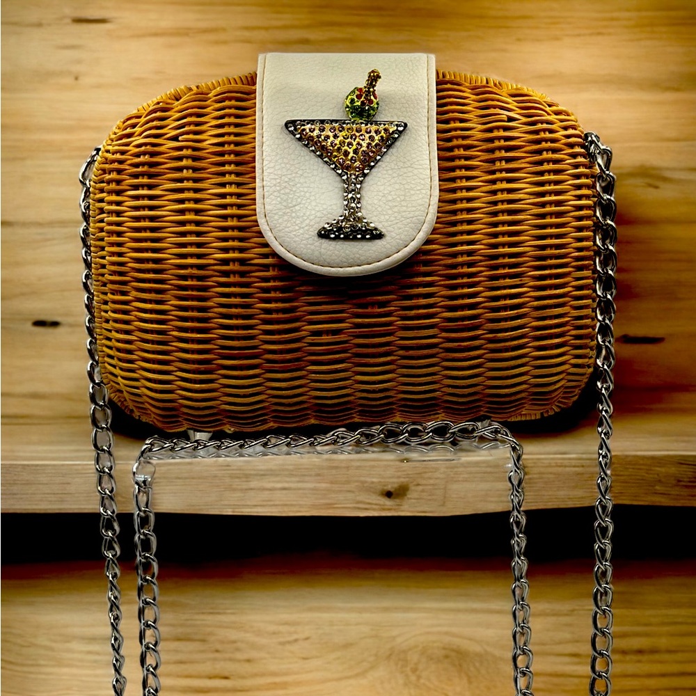 Unique Vintage Straw Bag/Purse